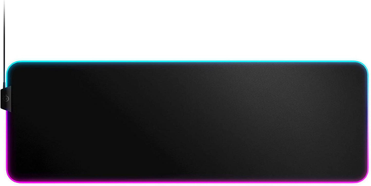 Qck Gaming Mouse Pad - XL RGB Prism Cloth - Sized to Cover Desks
