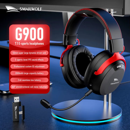 L80 Bluetooth Wireless Wired Three-Mode Gaming Headset Laptop Home Lightweight Headset with Microphone